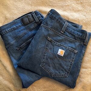 2 Pair Men’s Jeans Carhartt and Denizen Levi’s 36 x 30
